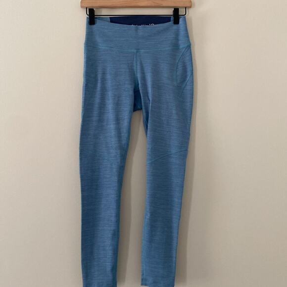 Outdoor Voices Womens 7/8 Leggings OV TechSweat in Provincial Blue Size S - Picture 5 of 15